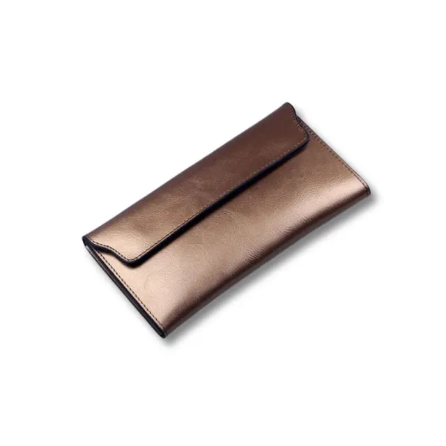 Maison Sacoches Véra pochette femme or cuir véritable