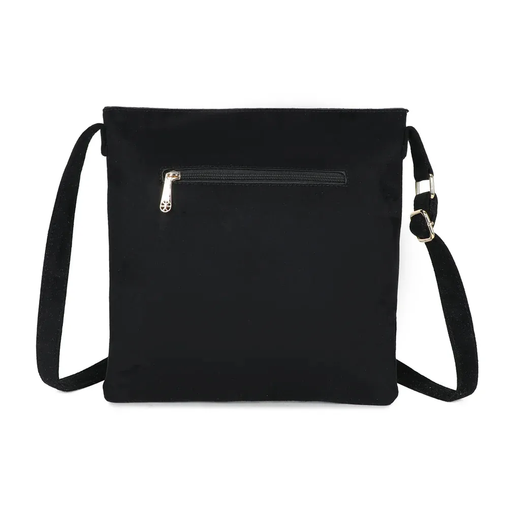 Gallantry Velia sac bandoulière noir à clous