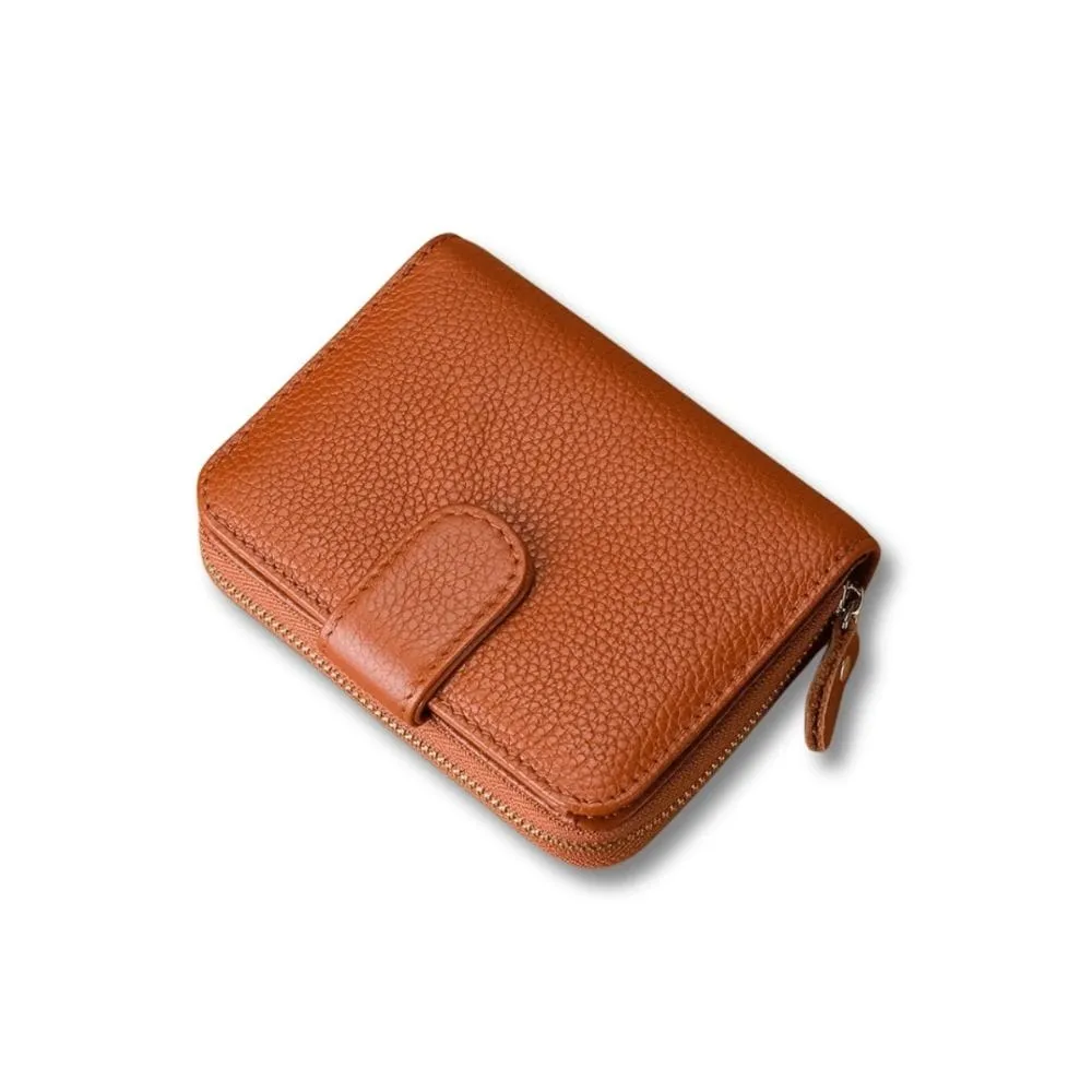 Maison Sacoches Vela mini porte-monnaie cuir noir