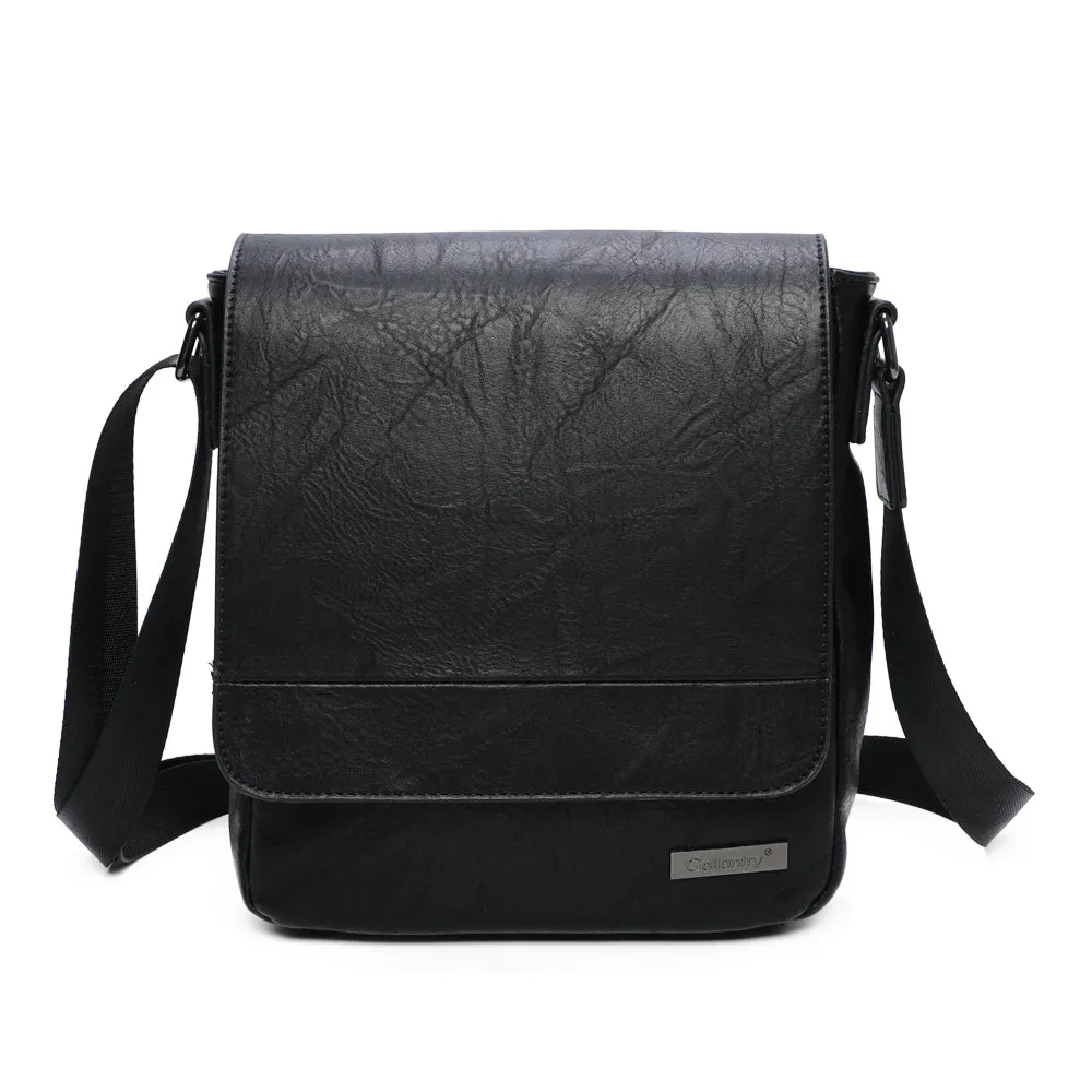 Gallantry Marvik sac bandoulière effet cuir Noir