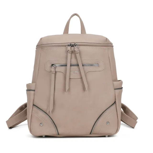 Gallantry Paris Le Gabin sac à dos taupe vegan