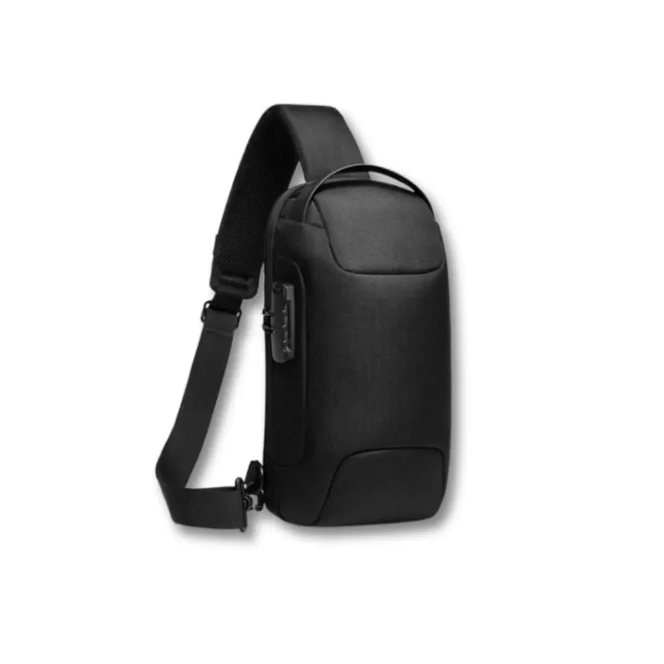 Maison Sacoches Eddy sacoche bandoulière USB noire