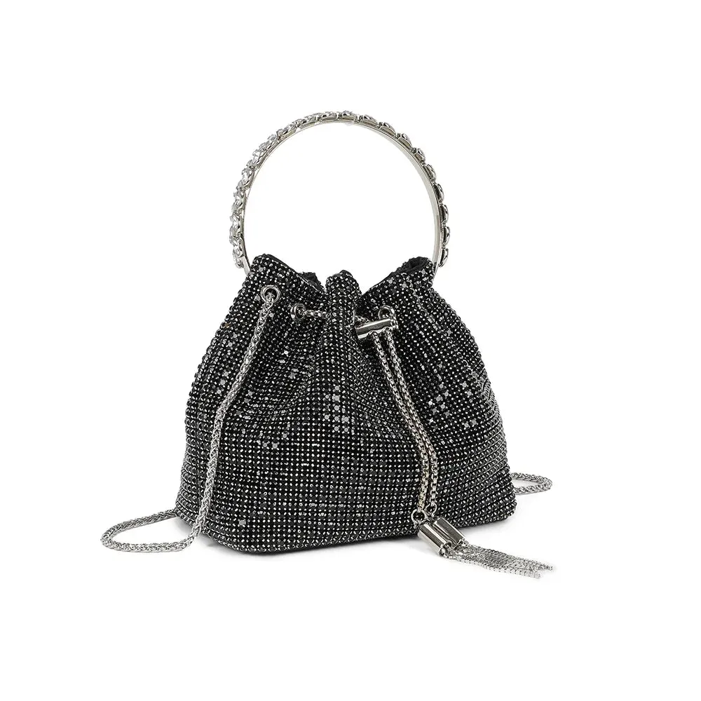 Gallantry Paris Wendy Sac Seau Strass Noir soirée