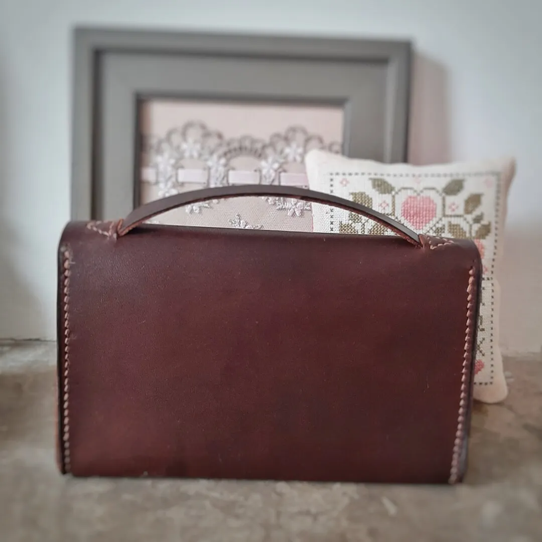 Atelier Anne R Amore petite pochette cuir irisé