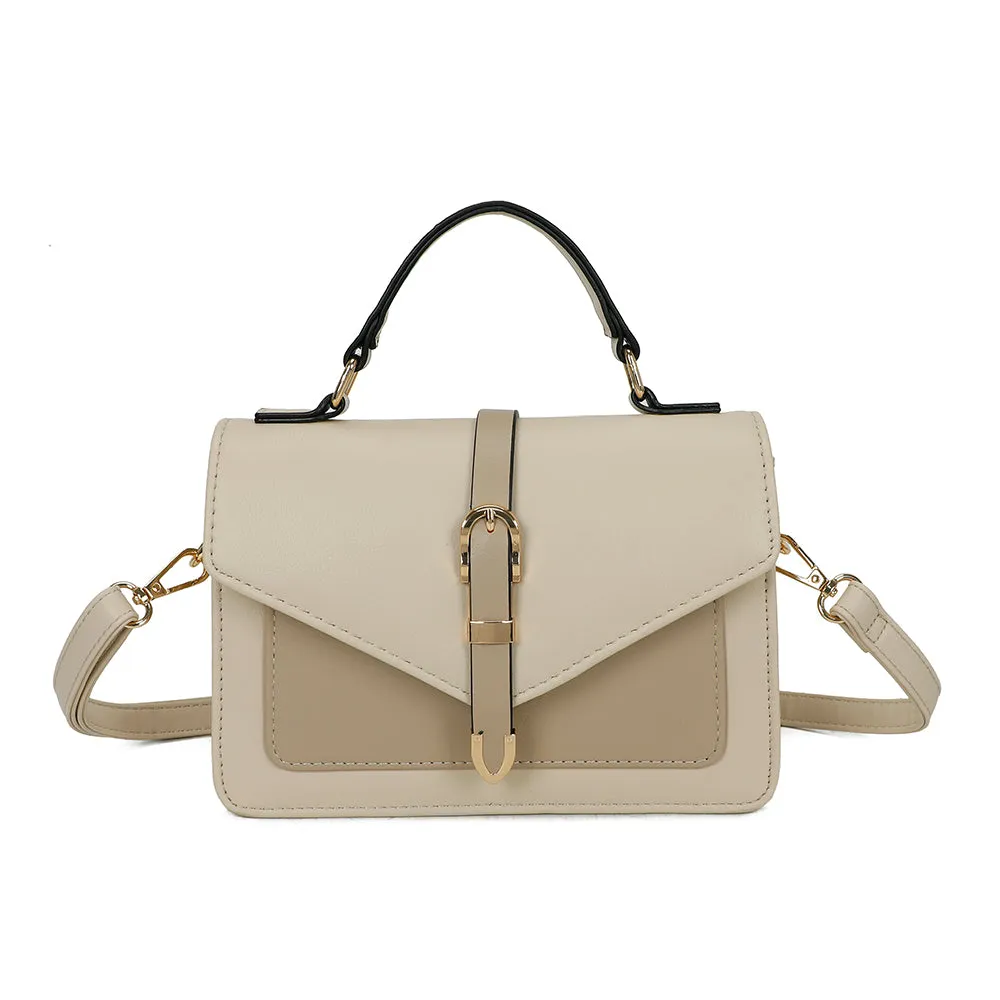Gallantry Marina sac à main bicolore noir compact
