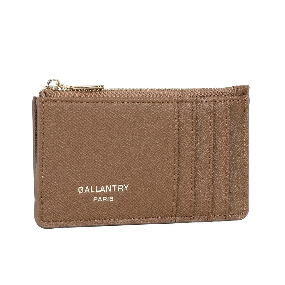 Gallantry Paris Cognac Élégance porte-cartes noir compact