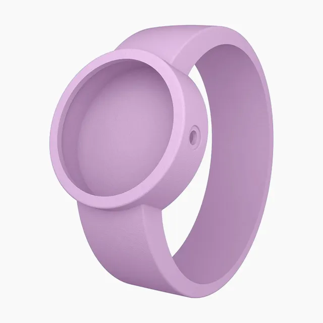 O bag O clock bracelet silicone lilas taille L