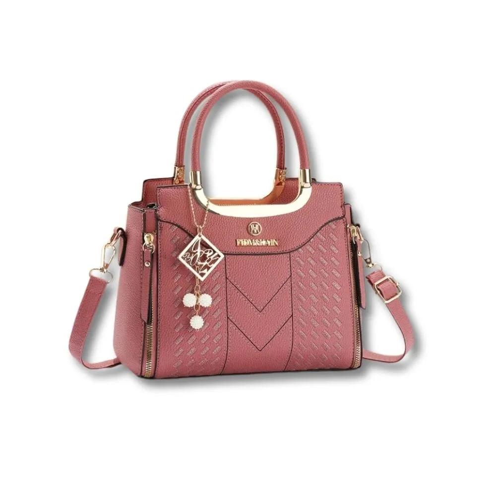 Maison Sacoches Harmonie petit sac à main rose chic