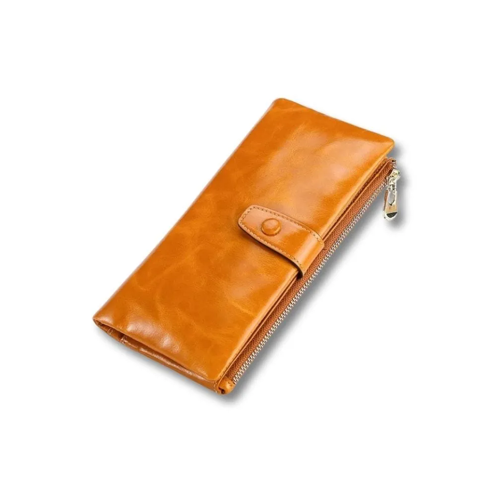 Maison Sacoches Avelia portefeuille femme cuir Rouge