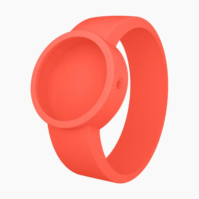 O Bag O Clock bracelet montre silicone corail L