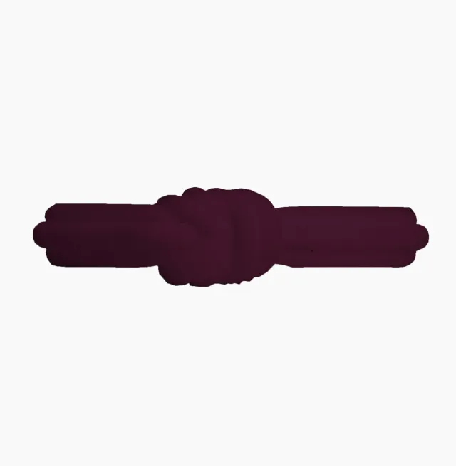 O bag Knot bracelet silicone bordeaux taille L