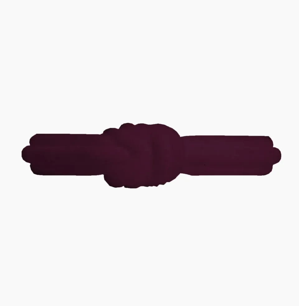 O bag Knot bracelet silicone bordeaux taille L