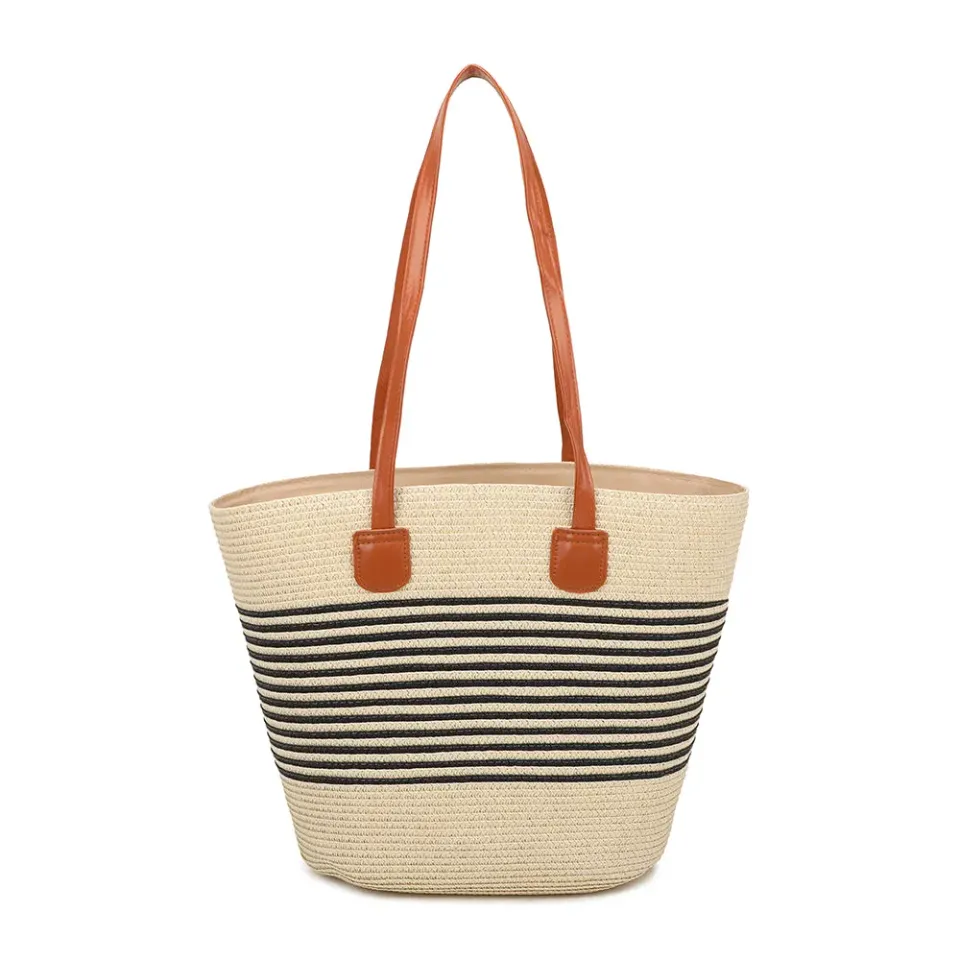 Gallantry Paris Capucine sac cabas beige tressé