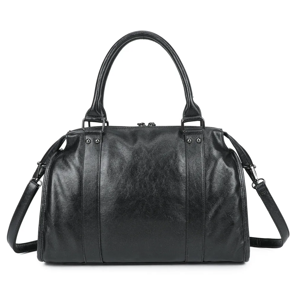 Gallantry Paris Skyla Métallique Médium sac noir 38 cm