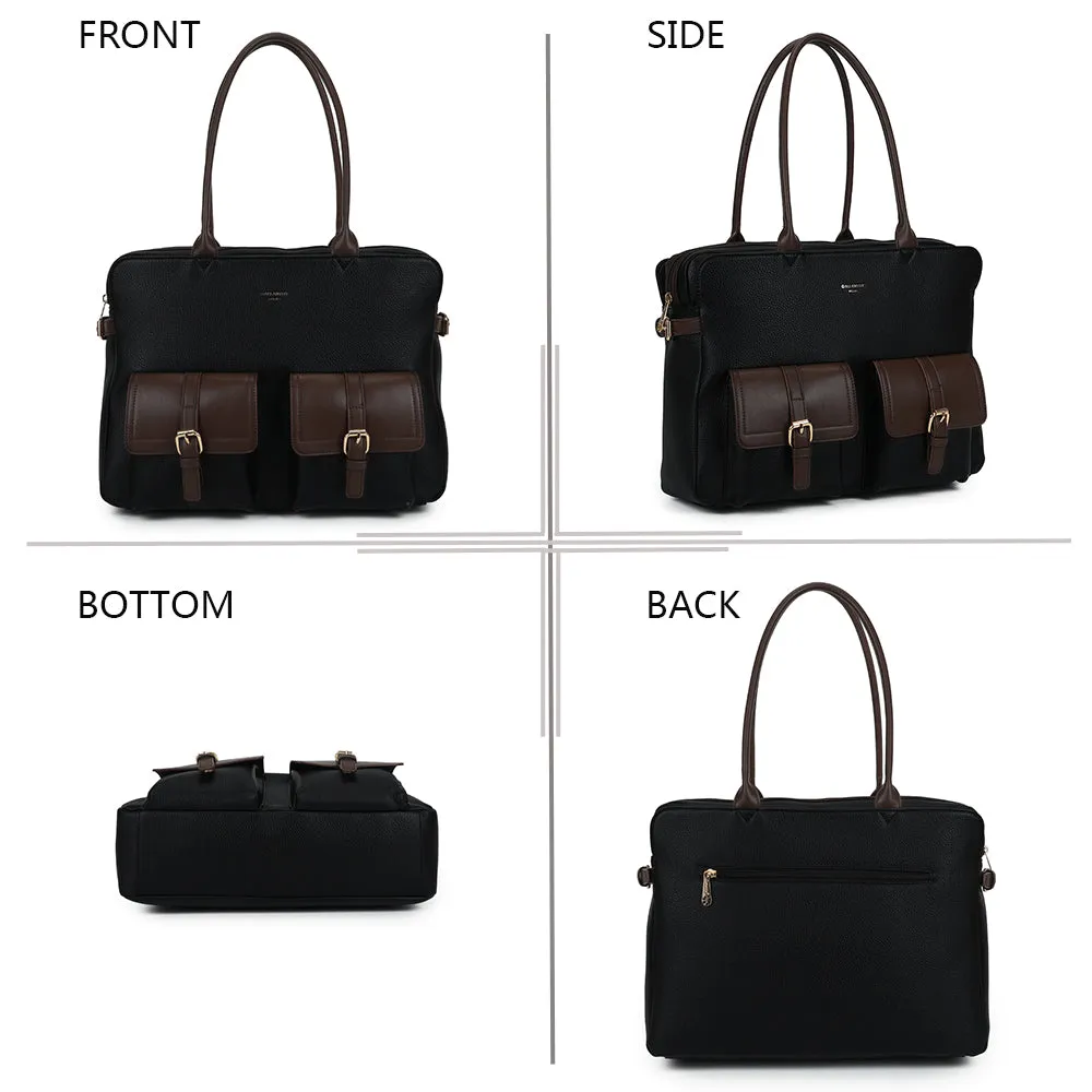 Gallantry Paris Monroe sac cabas coffee zippé