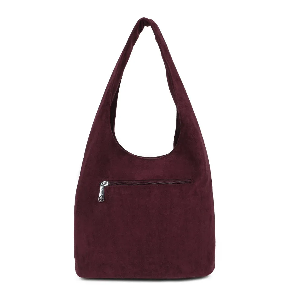 Gallantry Kalyss sac épaule clouté bordeaux