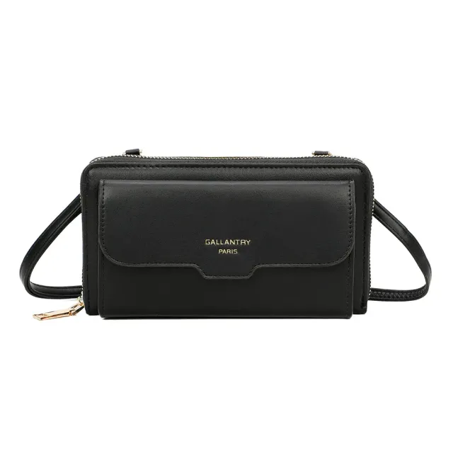 Gallantry Miniature sac bandoulière noir portefeuille