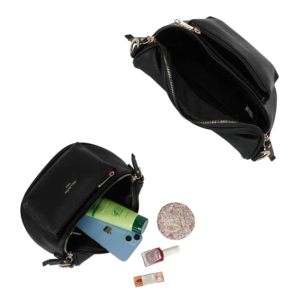 Gallantry Paris Glamour sac banane simili noir