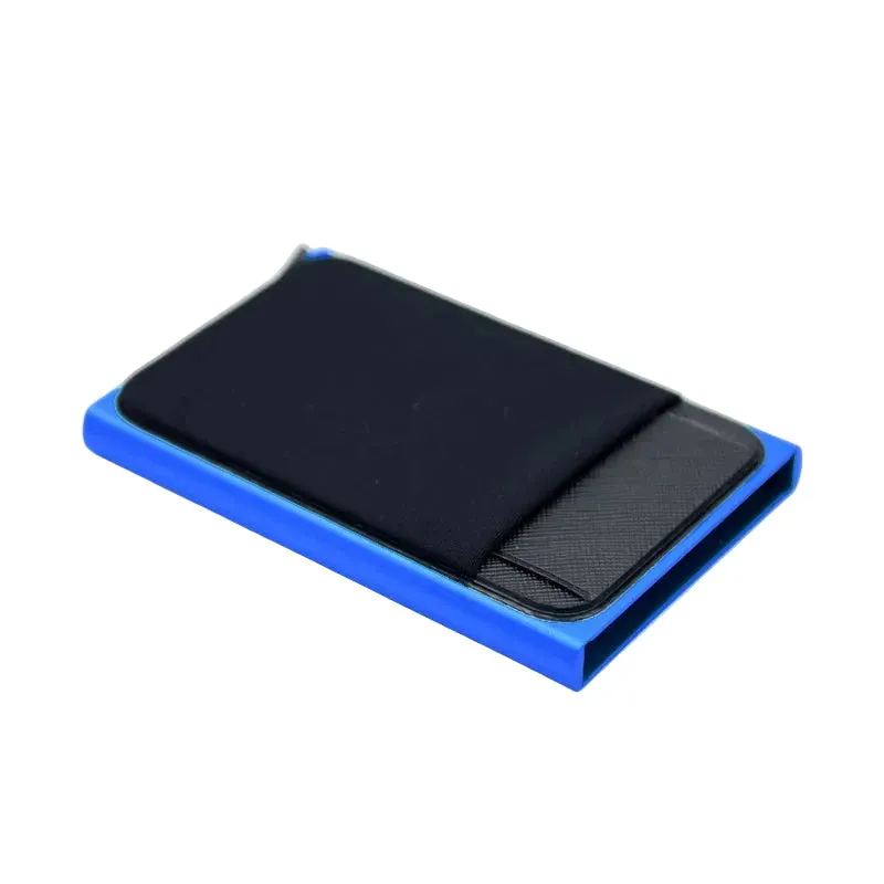Mon Sacoche Aluminium Porte Cartes Anti-RFID Noir