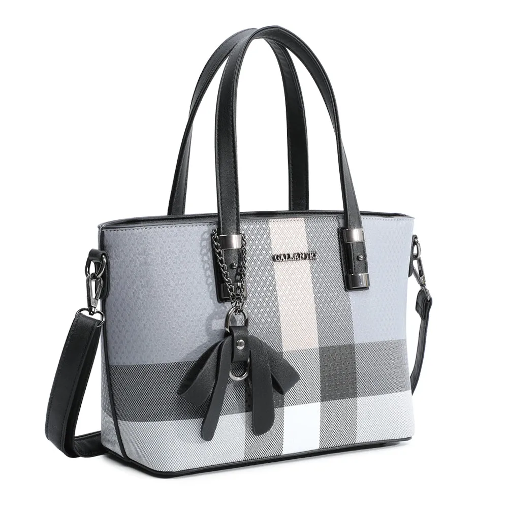 Gallantry Paris Mini Jolie petit sac gris à carreaux