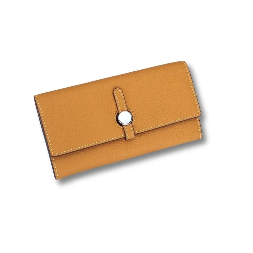 Maison Sacoches Maëlys Pochette Porte-Monnaie Noir Cuir 20 cm