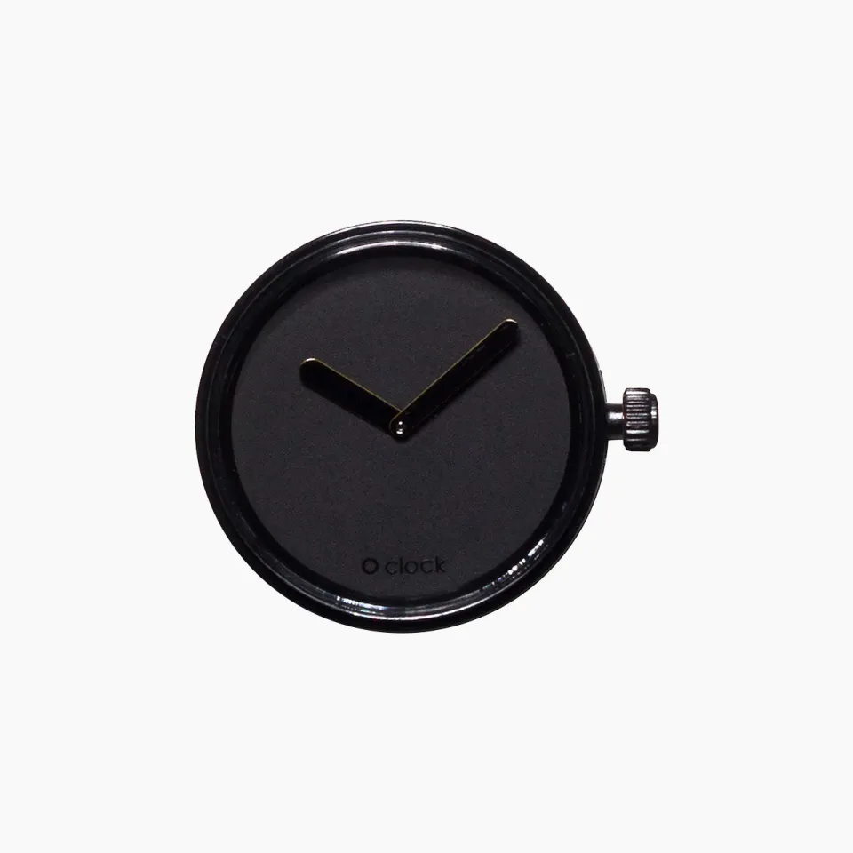 O bag O clock Tone On Tone Total Black mécanisme noir