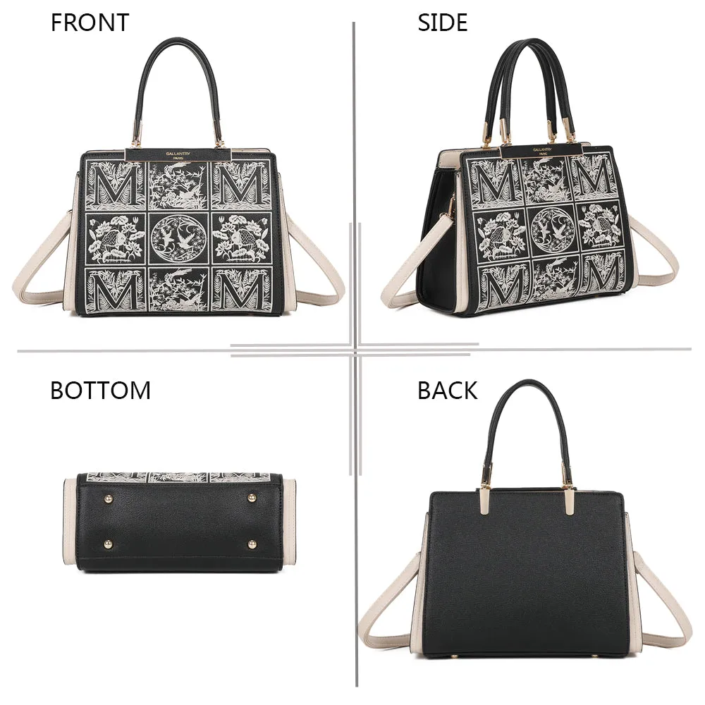 Gallantry Paris Margaux sac bandoulière noir/beige