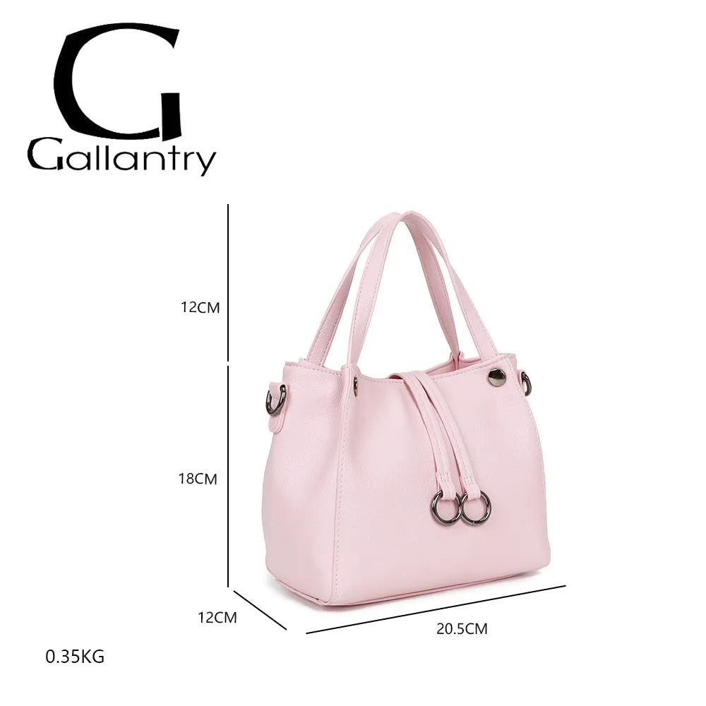 Gallantry Mini Léna petit sac à main rose grainé