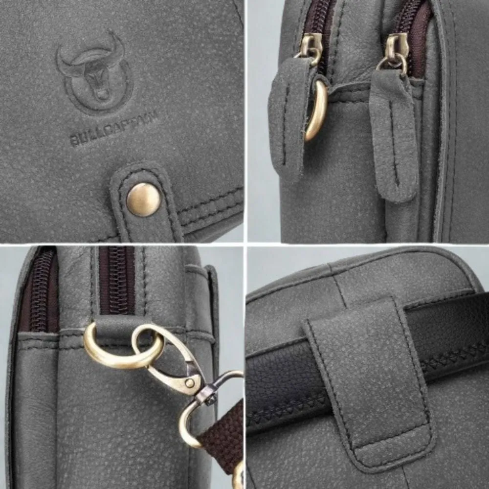 Maison Sacoches Veyron sacoche homme vintage marron compacte