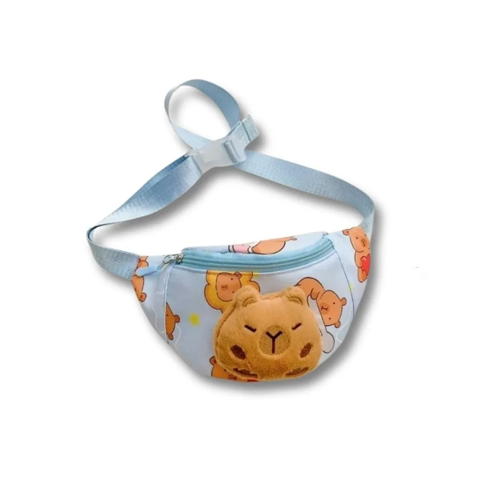 Maison Sacoches Pilou sac banane enfant bleu ourson