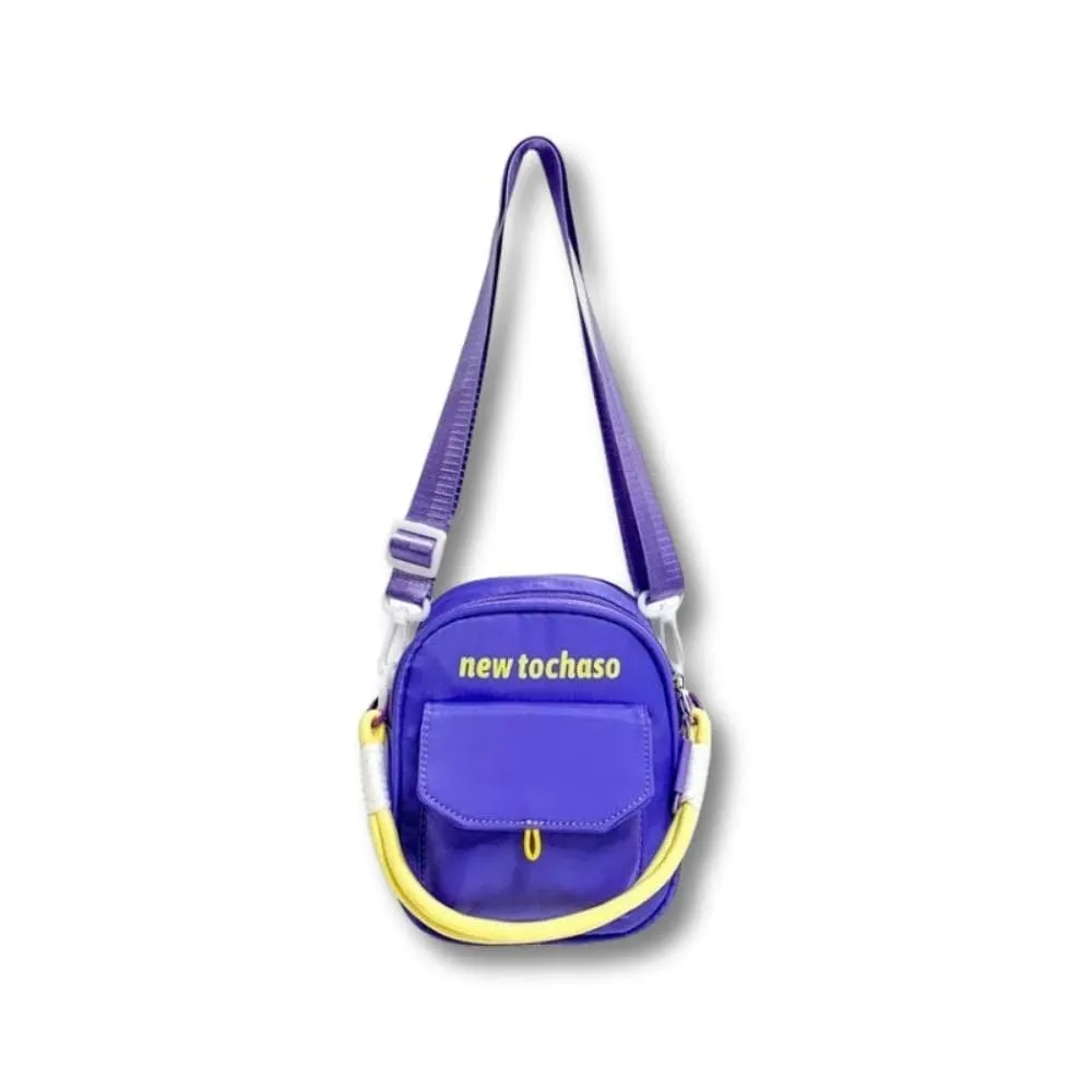 Maison Sacoches Zipi sac bandoulière enfant rouge Oxford