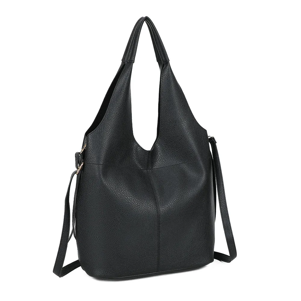 Gallantry Paris Noxa grand sac à main noir avec pochette