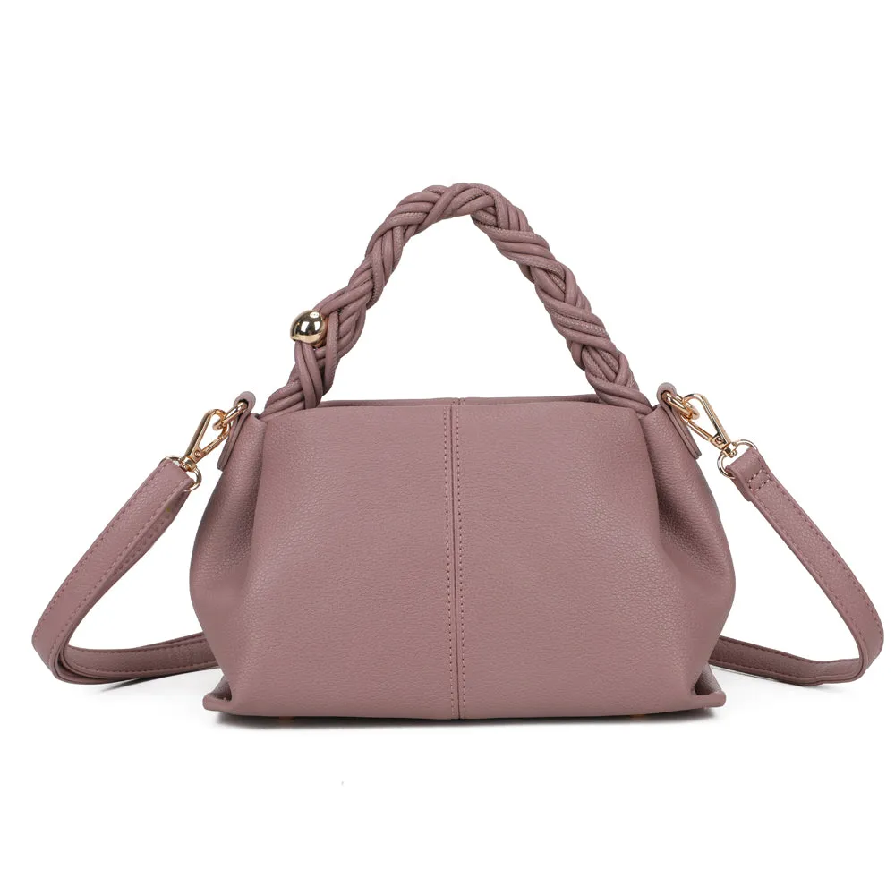 Gallantry Paris Cordélia petit sac poignée tressée noir
