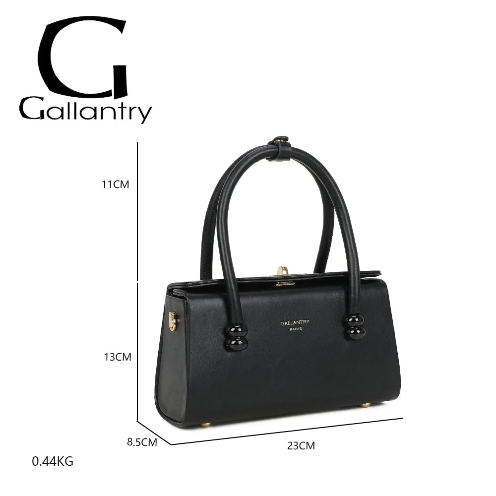 Gallantry Paris Azura petit sac à main noir perles