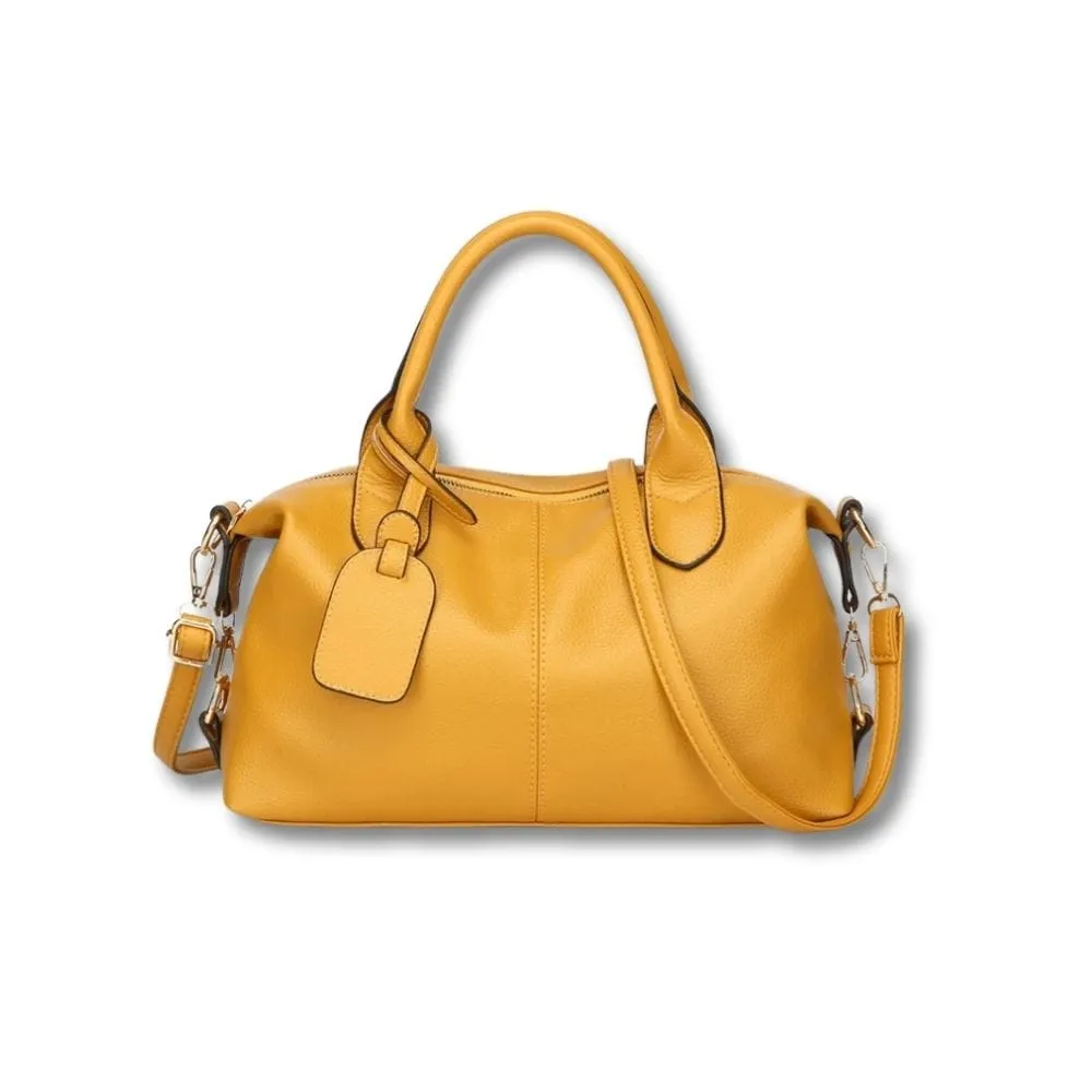 Maison Sacoches Amélie sac main noir cuir souple