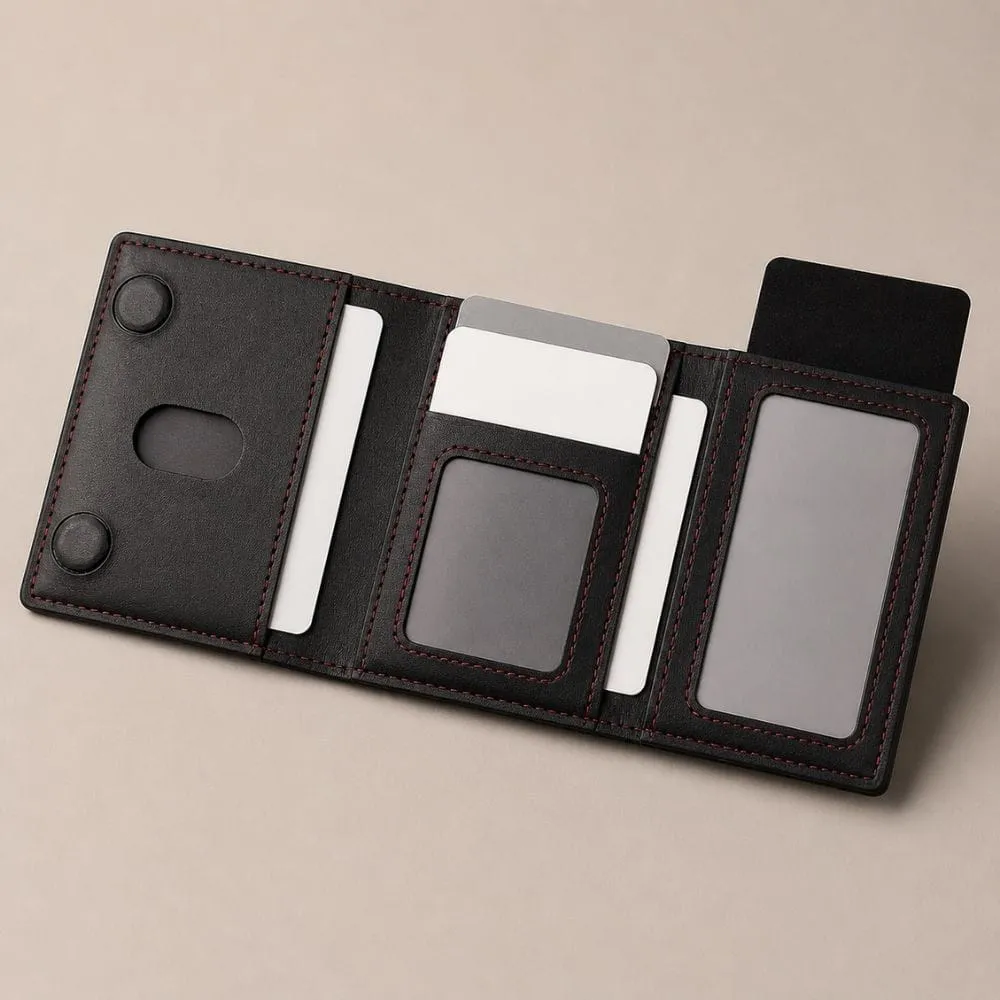 Maison Sacoches Kora porte-carte iPhone magnétique noir