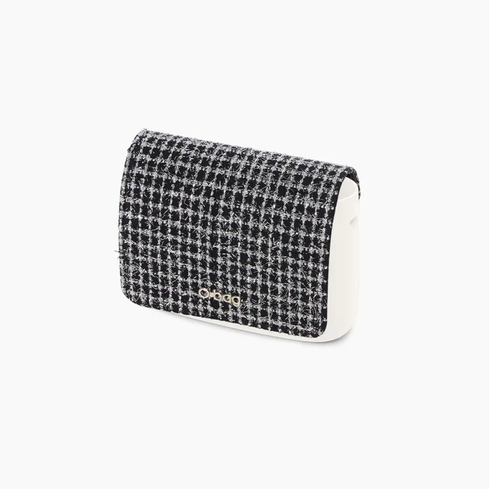 O bag O pocket rabat sac argent lamé