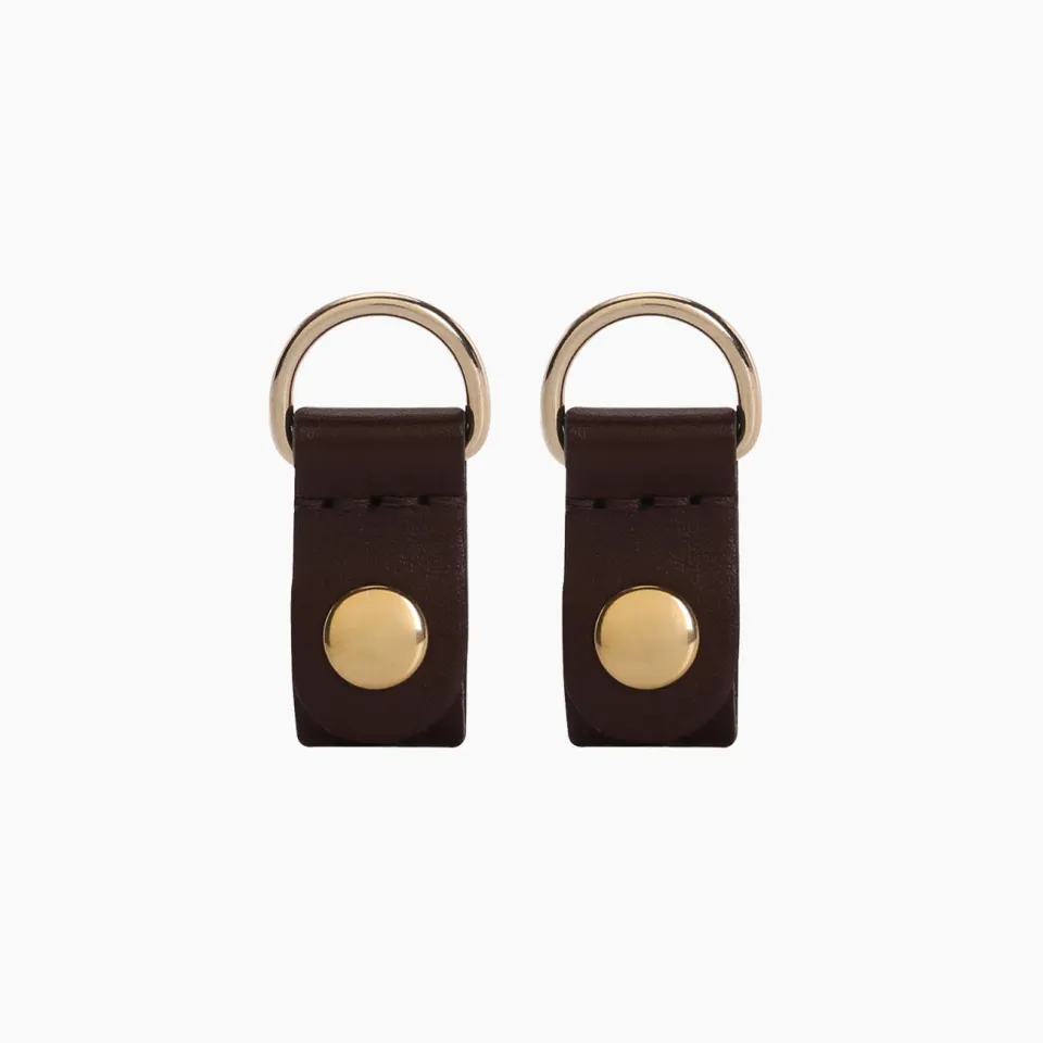 O bag O pocket Clip synthétique marron mat gold