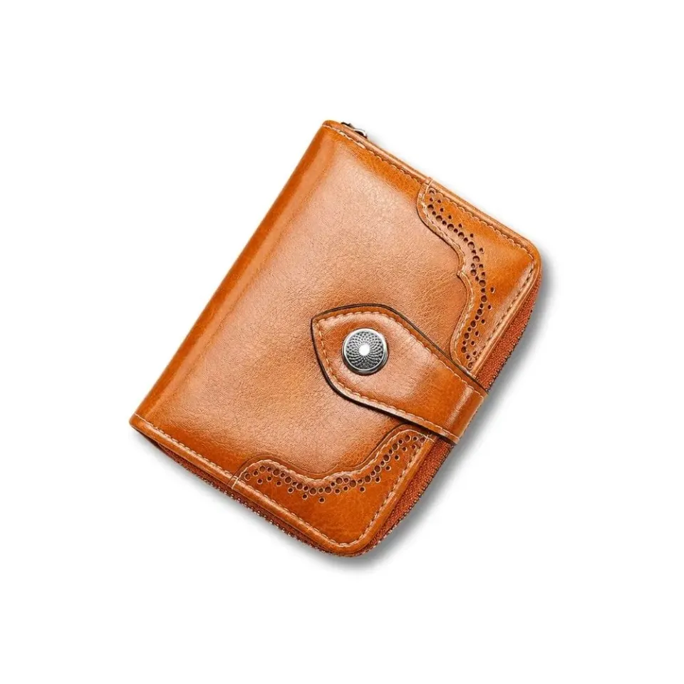 Maison Sacoches Elina porte-monnaie femme vintage compact