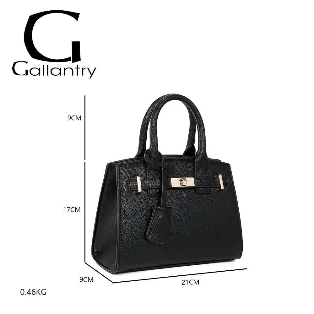 Gallantry Paris Giulia petit sac saffiano bordeaux