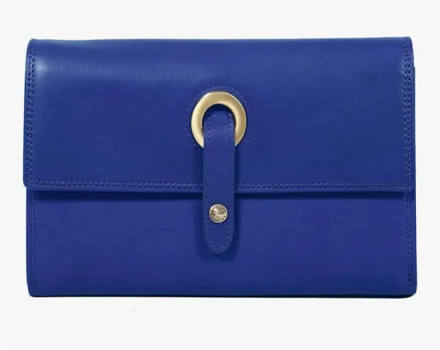 Hexagone Cuir Compagnon portefeuille cuir noir anti-RFID