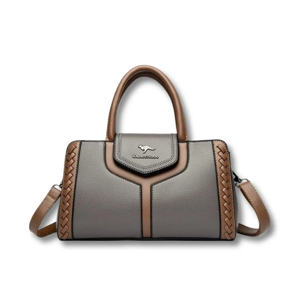 Maison Sacoches Clara sac bandoulière cuir rouge spacieux