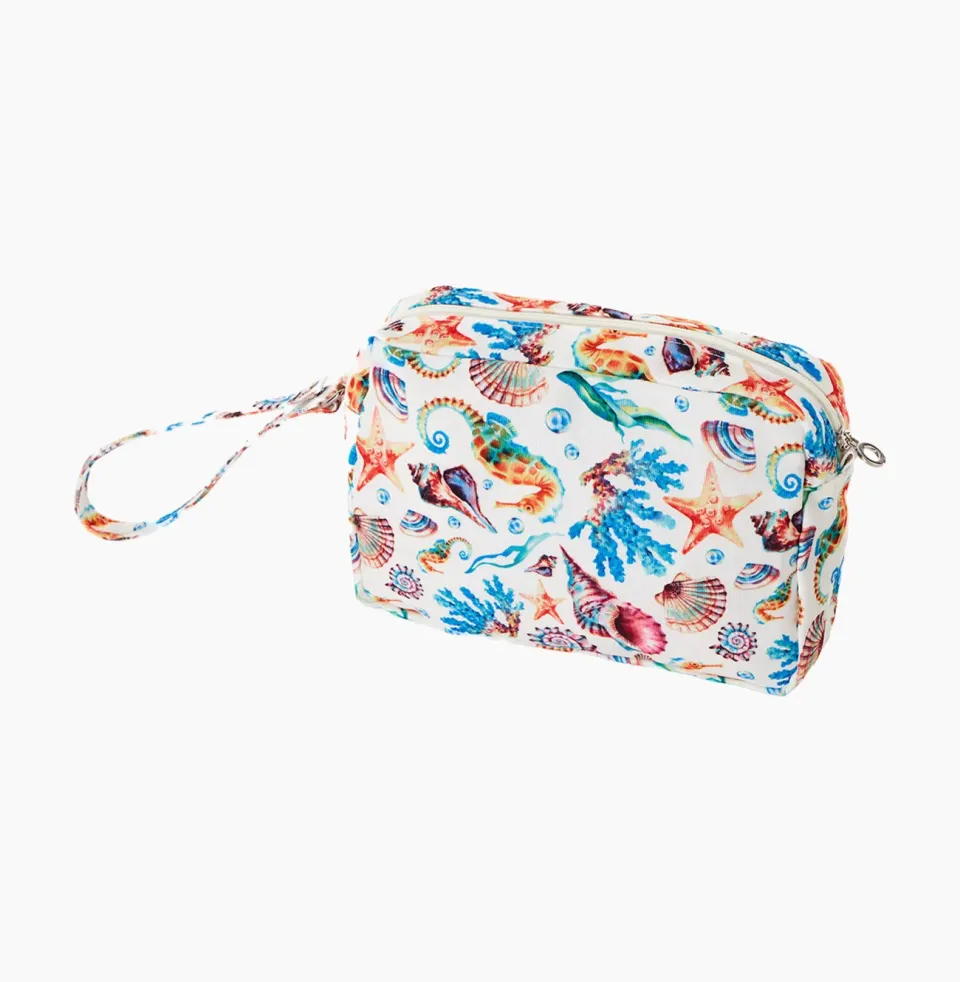 O bag Marbella pochette hippocampe multicolore zip