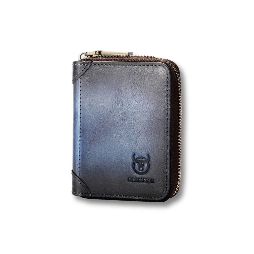 Maison Sacoches Héritage Porte-Monnaie Homme Café Cuir