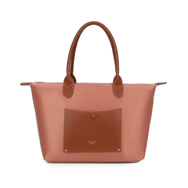 Gallantry Paris Le Roseau cabas zippé rose foncé vegan