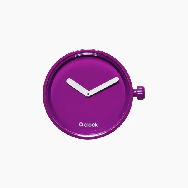 O bag O Clock Tone on Tone mécanisme montre violet