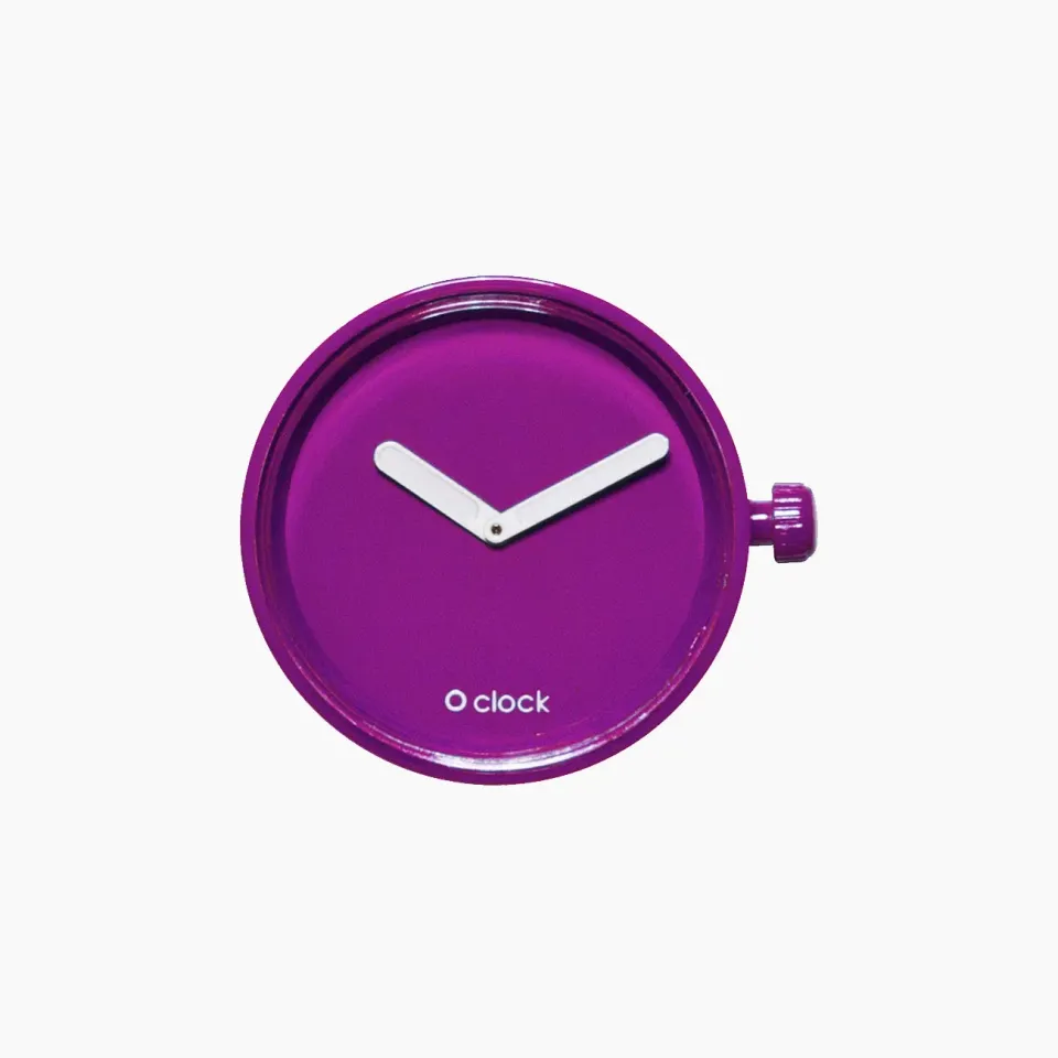 O bag O Clock Tone on Tone mécanisme montre violet