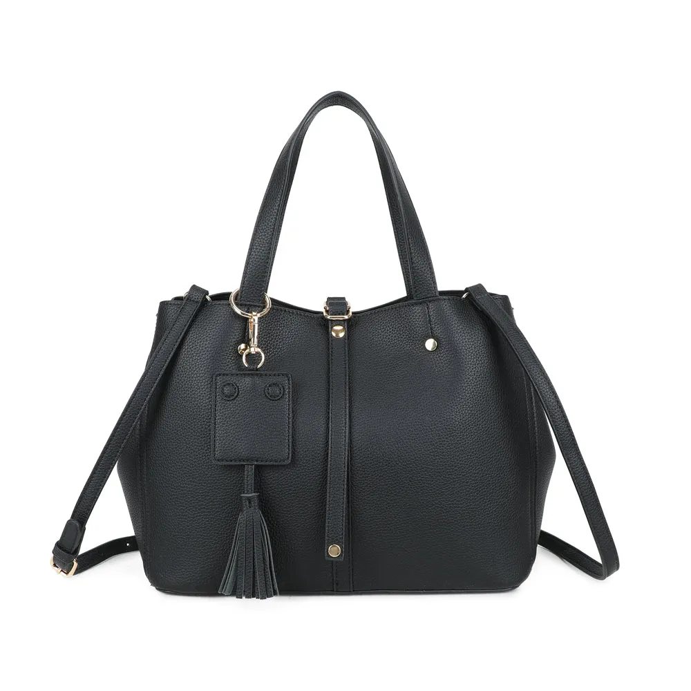 Gallantry Mirage sac à main Noir franges