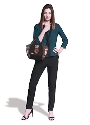 Téo Jasmin Jasmine Shikobu petit cabas chat marron