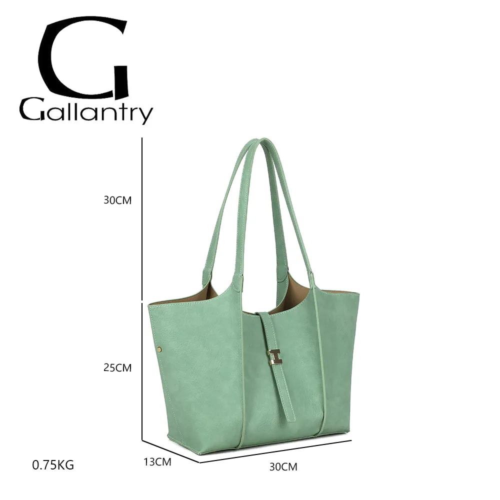 Gallantry Verde sac à main Noir grand